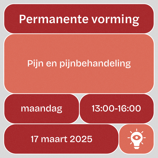 Vorming: Pijn en pijnbehandeling