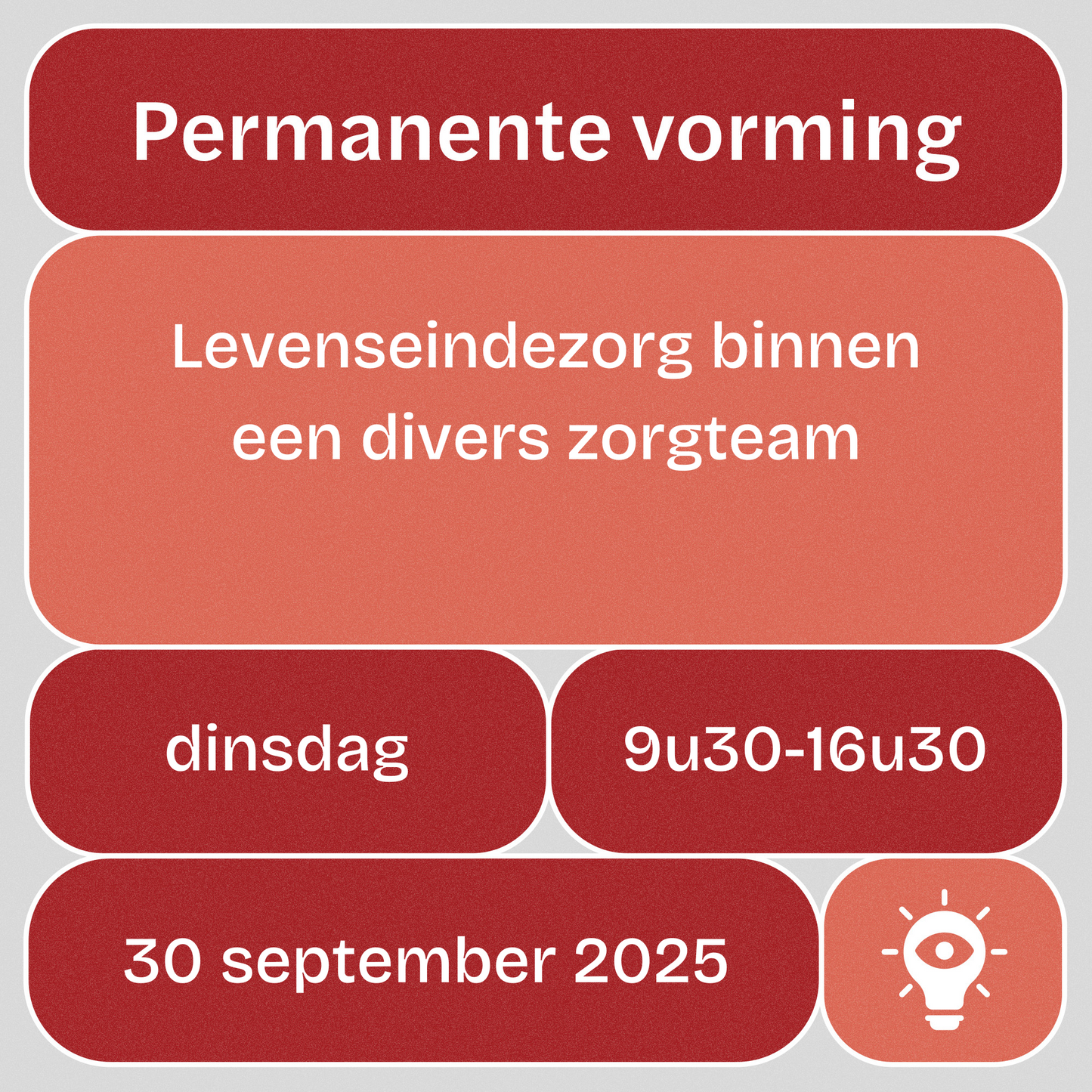 Vorming: Levenseindezorg binnen een divers zorgteam